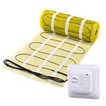 Pro-mat Pro-series Complete set, available in various sizes, 150 watts per m², with analogue thermostat.