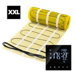 Pro-mat Kit complet de chauffage au sol électrique XXL série Pro 150 watts avec thermostat WiFi 25A