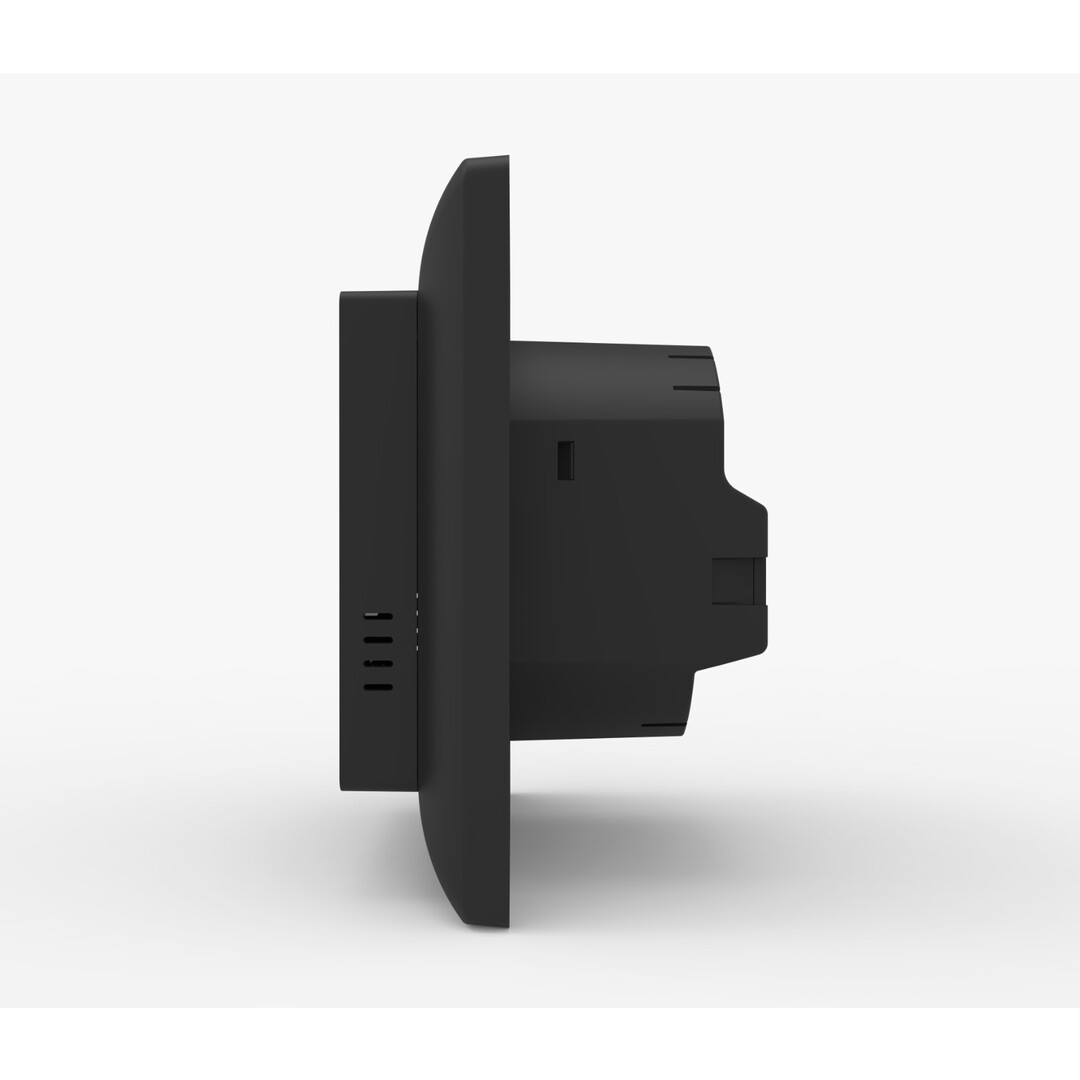 Modern WiFi Thermostat in White or Black – Smart Home Compatible – Works with Magnum, Pro-mat, Google Home & Alexa