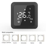 Moderne WiFi Thermostaat in Wit of Zwart – Smart Home Compatibel – Werkt met Magnum, Google Home & Alexa