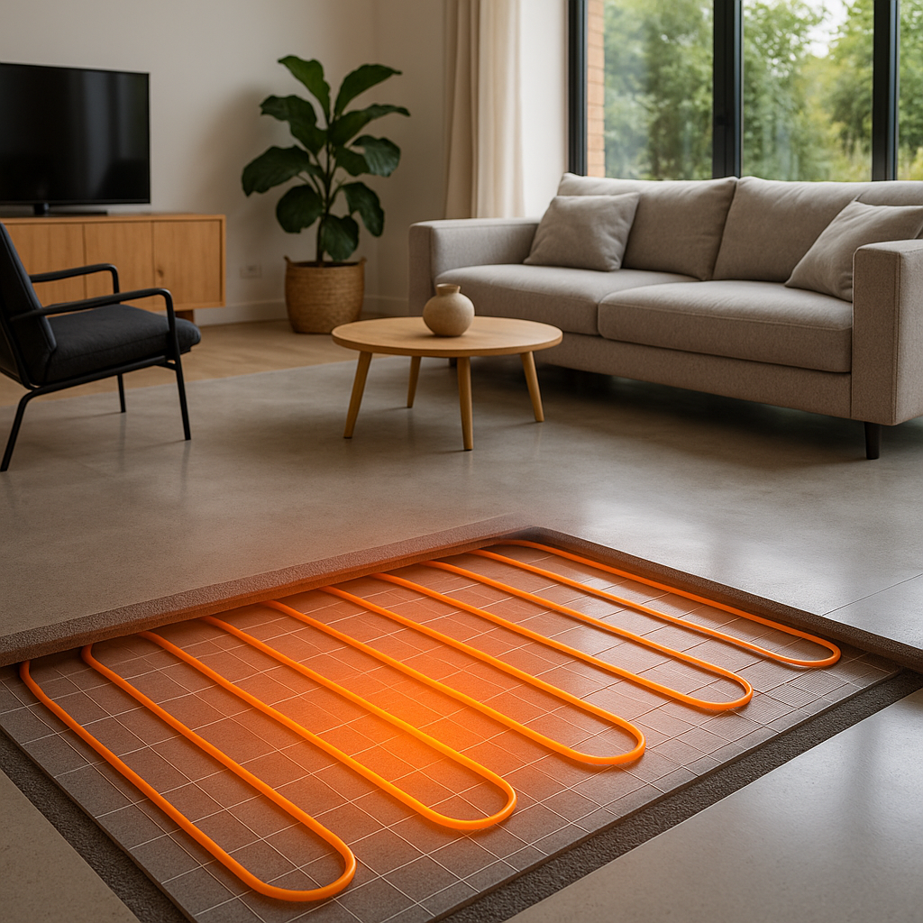 Elektrische Vloerverwarming voor Gietvloeren – Efficiënt en Comfortabel