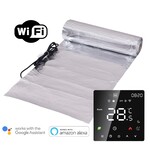 Pro-mat Kit complet de chauffage au sol électrique par film, 150 watts, thermostat Wi-Fi inclus.