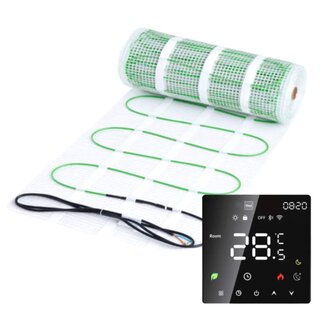 Pro-mat Kit de suelo radiante eléctrico 100 vatios con Wifi