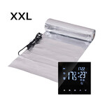 Pro-mat Kit complet de chauffage au sol par film XXL 150 watts avec thermostat WiFi 16A + module de charge
