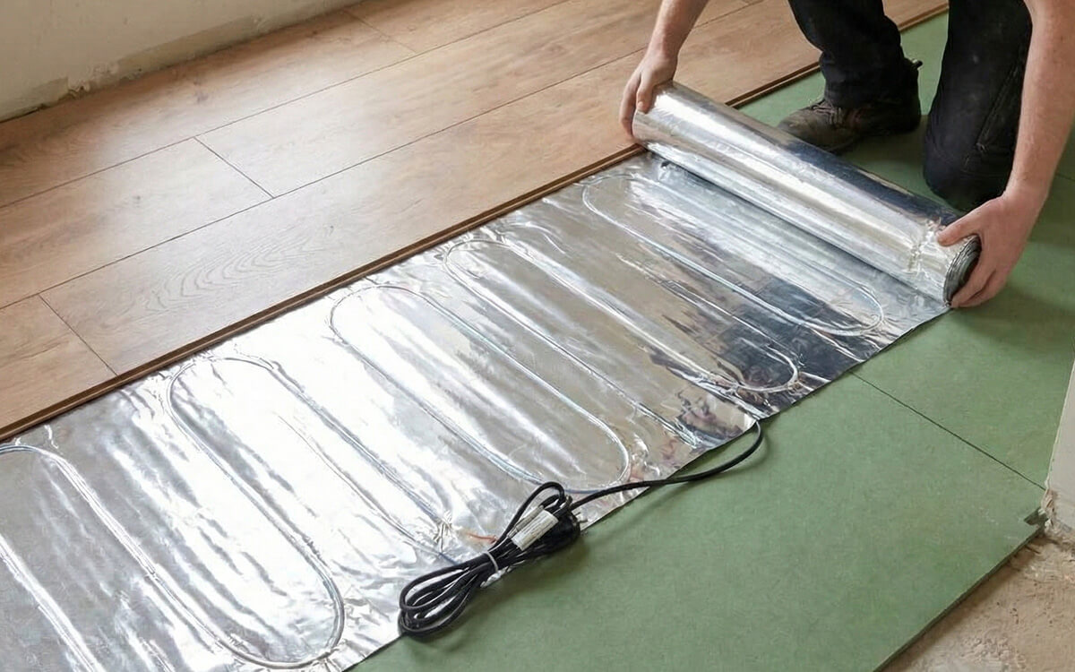 Elektrische vloerverwarming op een houten ondervloer: dit moet je weten