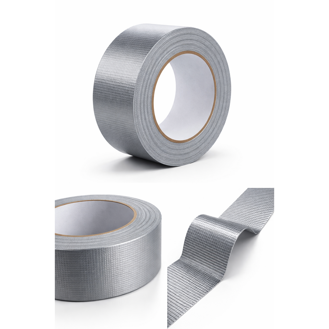 Pro-mat Complete Montageset voor Folie Vloerverwarming – 2 Rollen Aluminium Folietape voor Banen & Snijranden + 1 Rol Ducttape voor Randafwerking en Fixatie