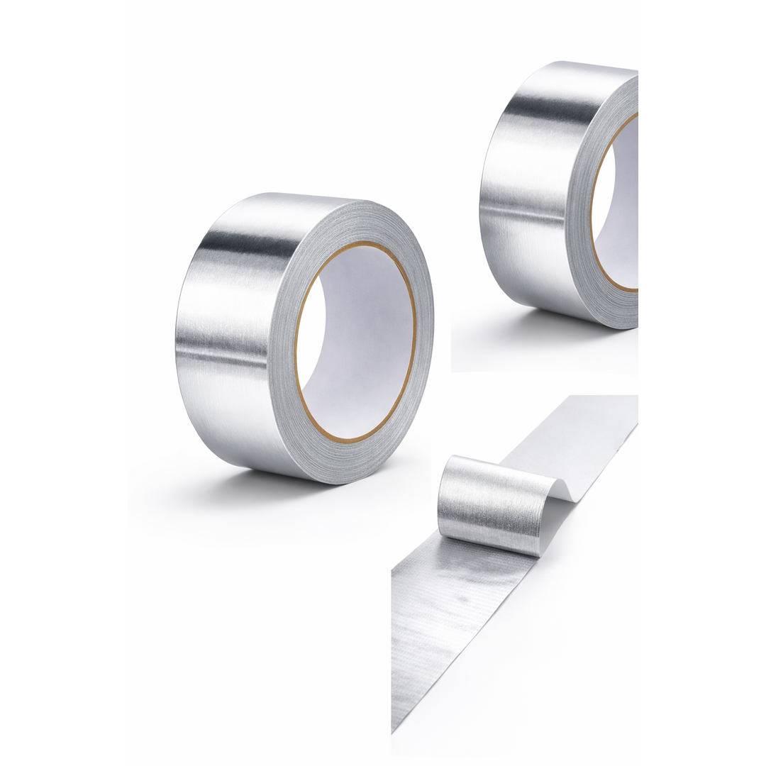 Pro-mat Complete Montageset voor Folie Vloerverwarming – 2 Rollen Aluminium Folietape voor Banen & Snijranden + 1 Rol Ducttape voor Randafwerking en Fixatie