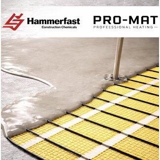 Hammerfast Pasta niveladora con imprimación para suelo radiante eléctrico