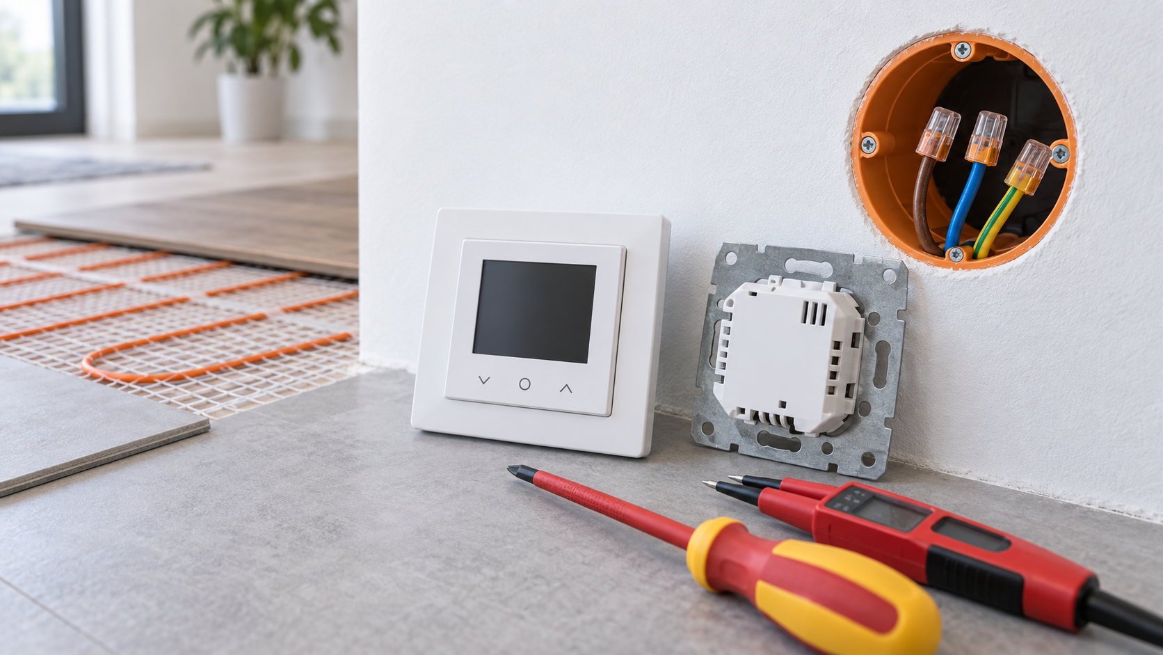 Cómo conectar un termostato para calefacción eléctrica por suelo radiante (guía)