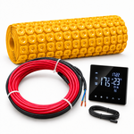 Pro-mat Pro-mat complete vloerverwarmingsset met ontkoppelingsmat, verwarmingskabel en PS60 WiFi-thermostaat – instelbaar op 115, 150 of 230 W/m²