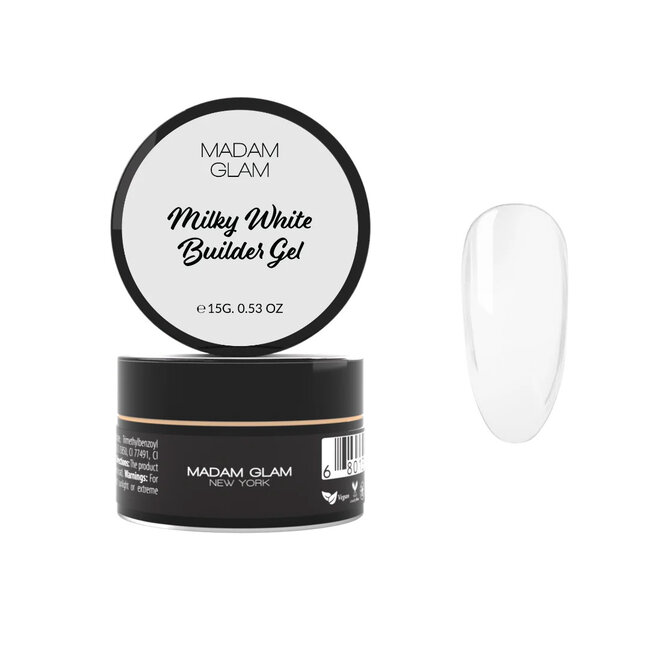 Madam Glam Milky White Builder Gel