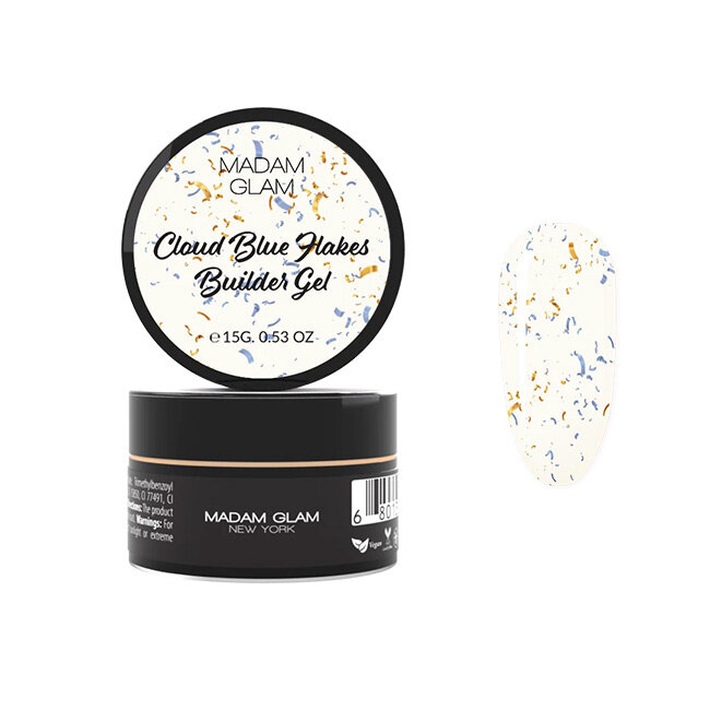 Madam Glam Cloud Blue Flakes Builder