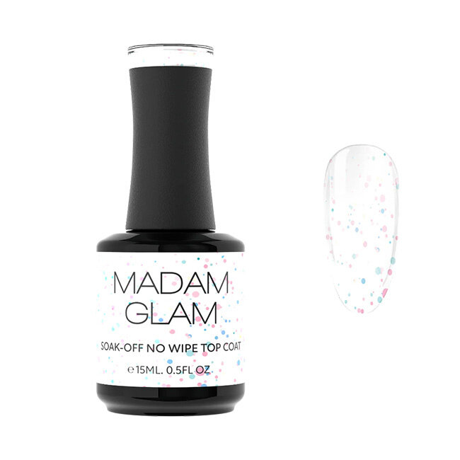 Madam Glam Glam Sprinkles No Wipe Top Coat