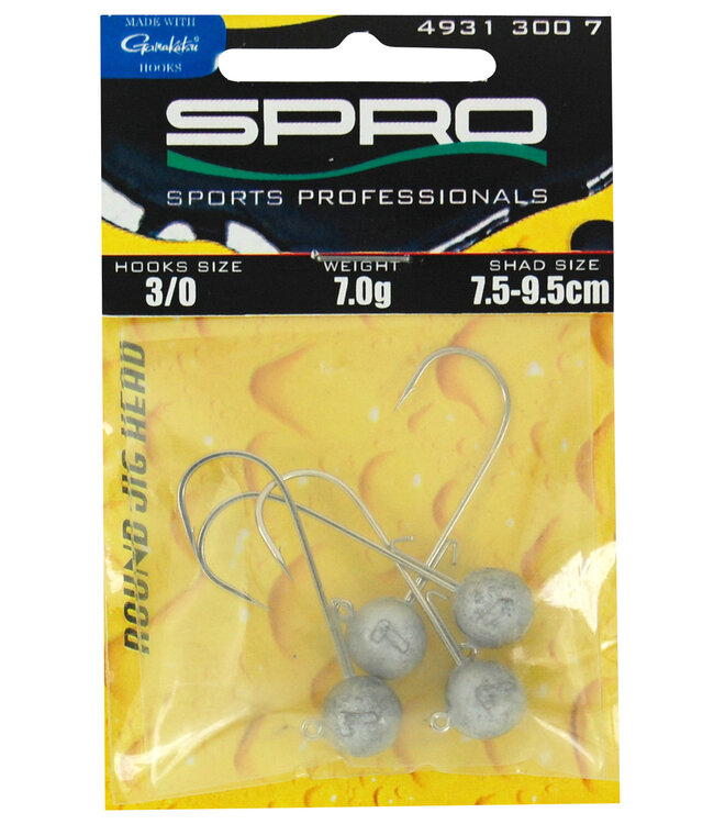 Spro SPRO ROUND JIGHEAD 22 HAAKMAAT #4/0