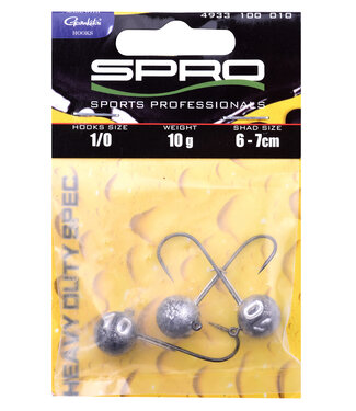 Spro SPRO ROUND HD JIGHEAD 90 HAAKMAAT #1/0 5 T/M 21 GRAM