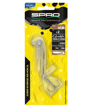 Spro SPRO SCREW IN SWIVEL RIG 4 T/M 8 CM