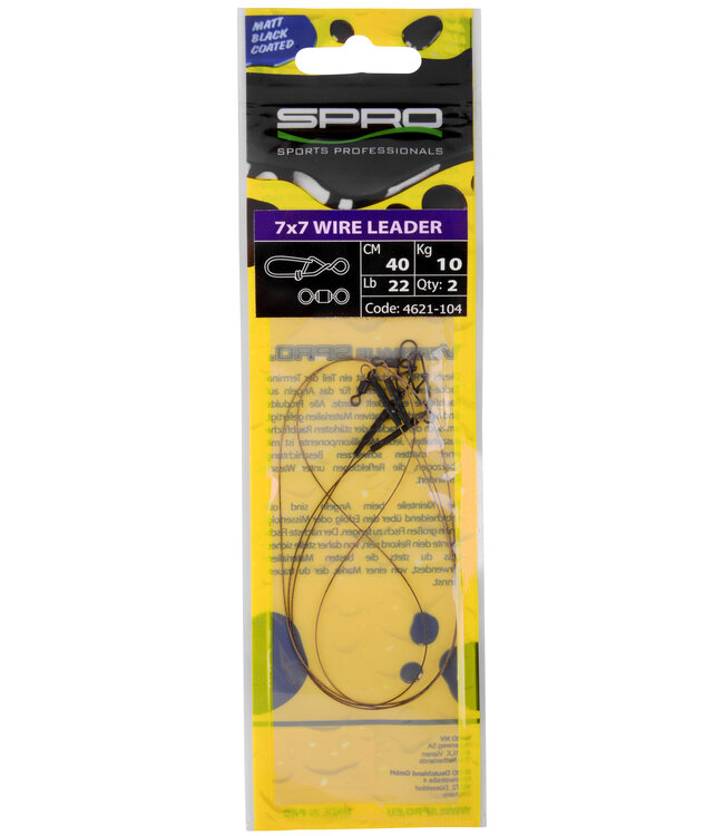 SPRO SPRO MATTE BLACK LEADER 7X7W