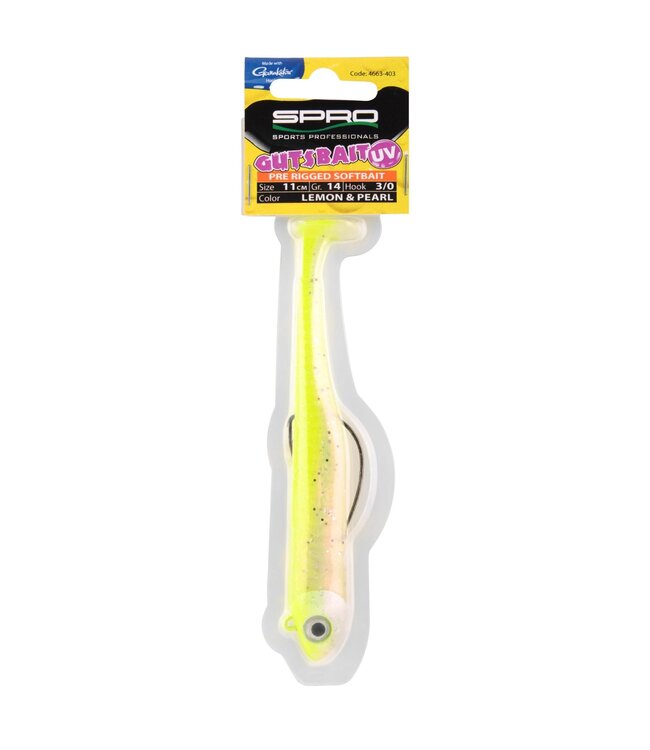 SPRO SPRO Gutsbait UV 11CM 14 GRAM HAAKMAAT #3/0