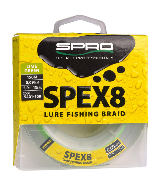 Spro SPRO SPEX8 BRAID LIME GREEN