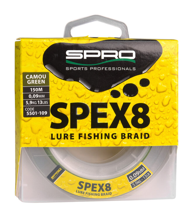 Spro SPRO SPEX8 BRAID CAMOU GREEN