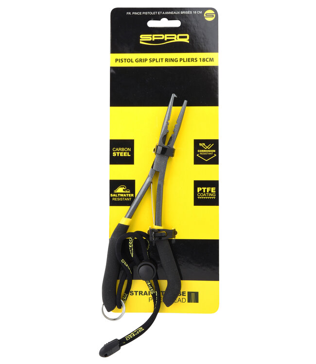 SPRO SPRO PISTOL GRIP SPLIT RING PLIERS 18CM