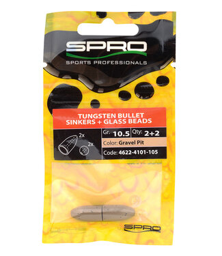 Spro SPRO TUNGSTEN BULLET SINKERS GRAVEL PIT