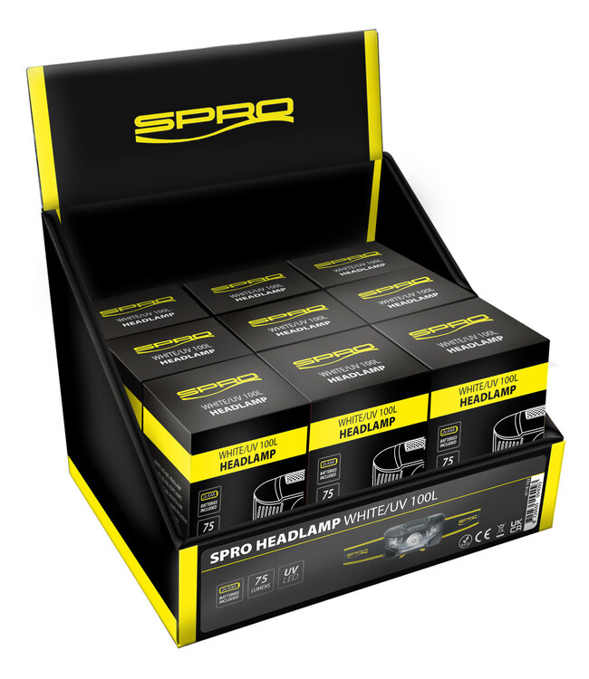 SPRO SPRO HEADLAMP WHITE/UV 100L