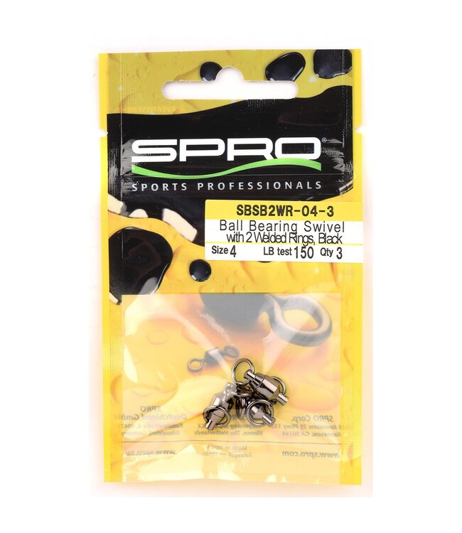 Spro SPRO Ball Bearing Swivels With 2 Welded Rings 40-810LB