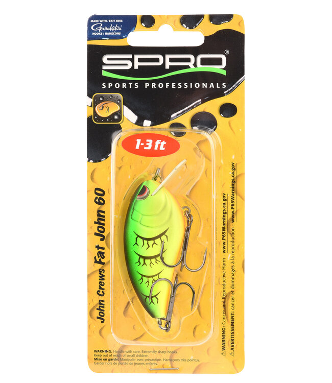 SPRO SPRO Fat John 6cm  duikd. 0.60 m