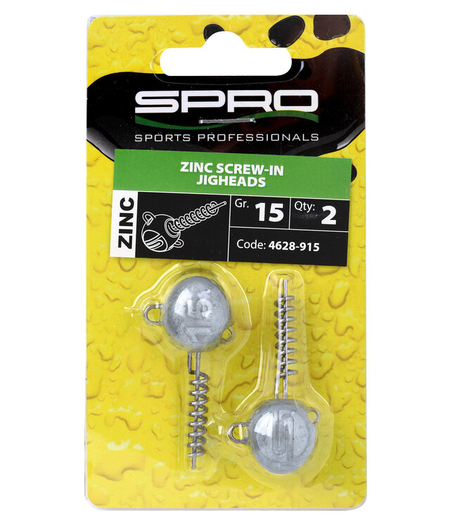 SPRO SPRO ZINC Screw-In Jigheads 5-25GR