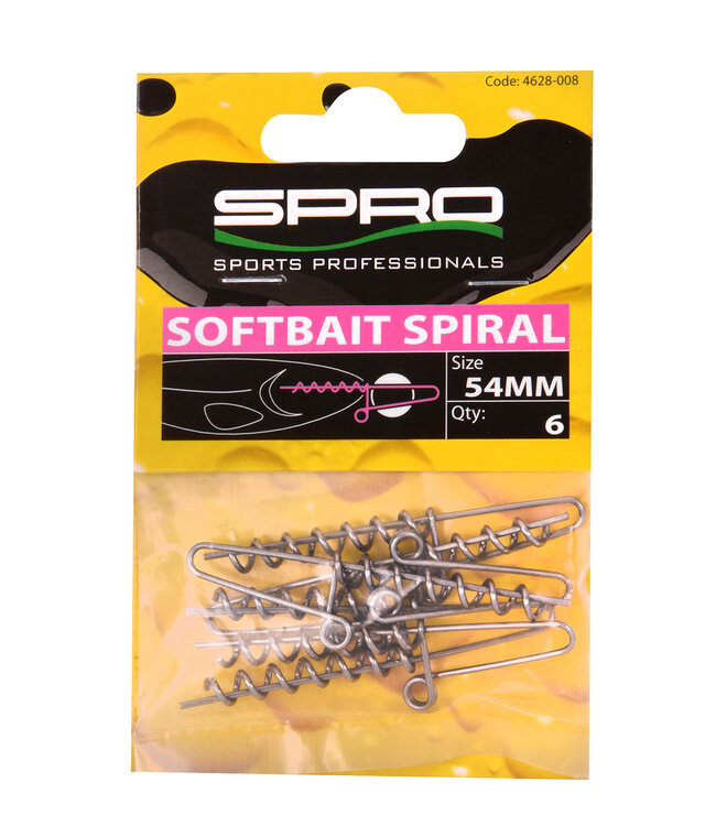 SPRO SPRO SOFTBAIT SPIRAL 54MM 6PCS