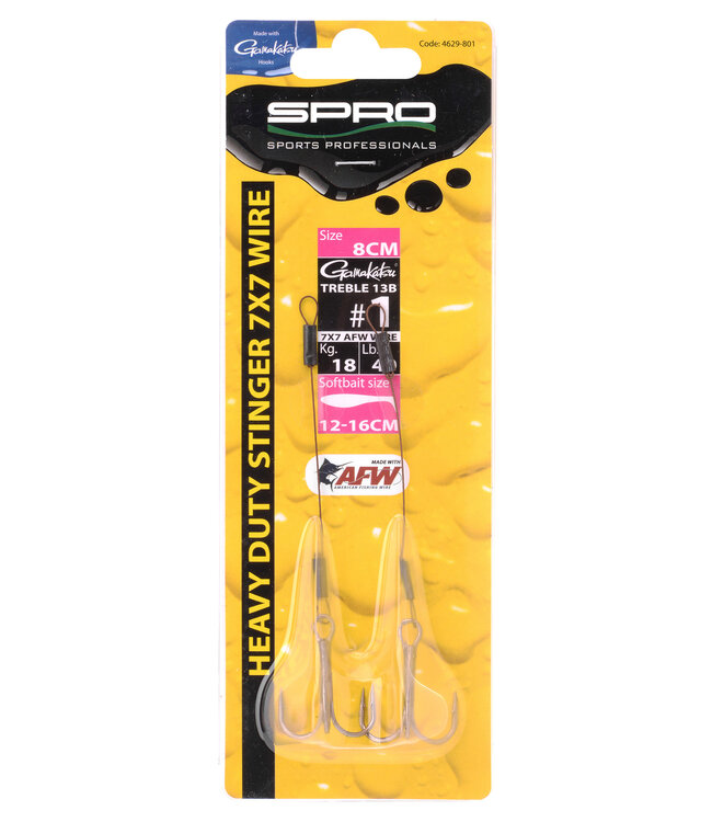 SPRO SPRO Heavy Duty Stinger 7×7 2PCS