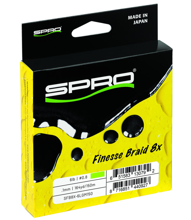 SPRO SPRO Finesse Braid 8x Lime Green