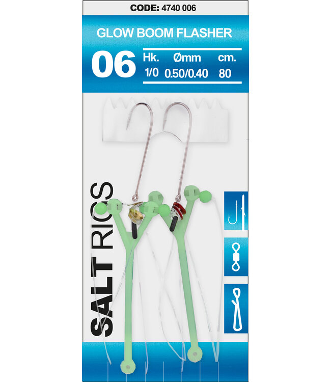 Spro SPRO  06 SALT RIG BOOM FLASHER #1/0