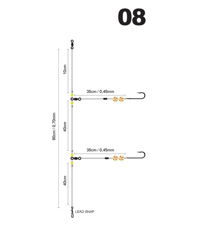 SPRO SPRO  08 SALT RIG POLYBALL FLUORO GHOST #1/0