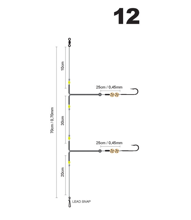SPRO SPRO  12 SALT RIG METAL BOOM POLYBALL GOLD#1/0