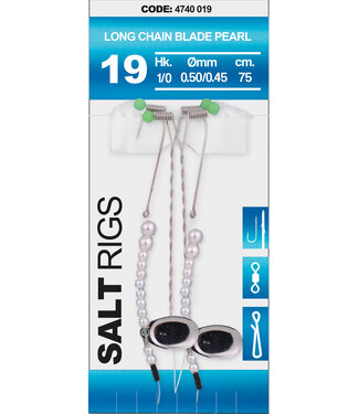 Spro SPRO  19 SALT RIG CHAIN BLADE PEARL #1/0