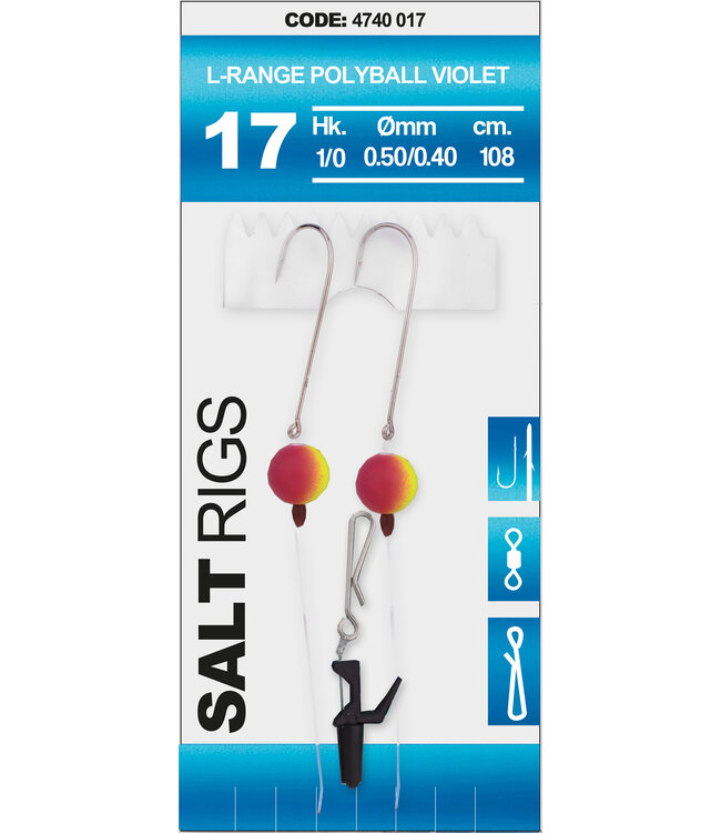 Spro SPRO  17 SALT RIG LR POLYBALL VIOLET