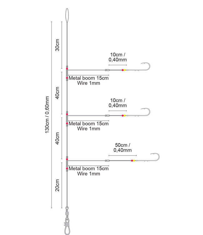 SPRO SPRO 23  SALT RIG METAL BOOM  BAITHOLDER
