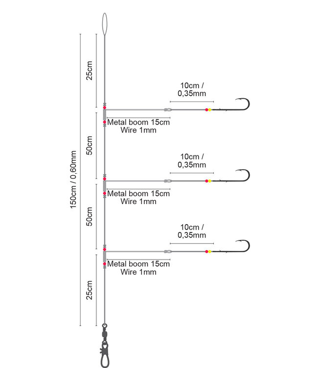SPRO SPRO  25 SALT RIG METAL BOOM  WORM