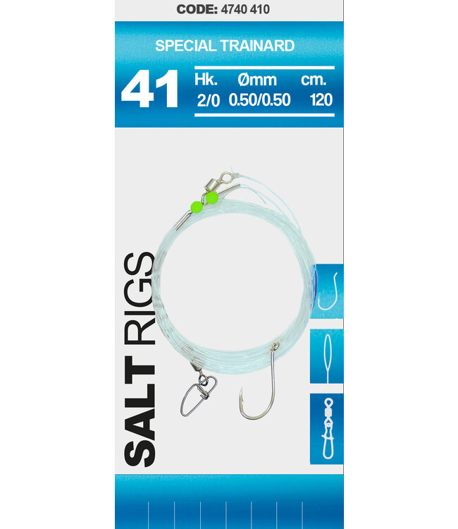 Spro SPRO  41 SALT RIG TRAINARD WHITE