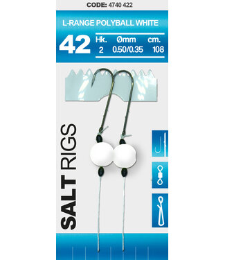 Spro SPRO  42 SALT RIG LR POLYBALL WHITE