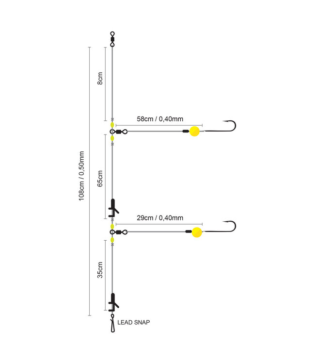 SPRO SPRO  43 SALT RIG LR POLYBALL YELLOW
