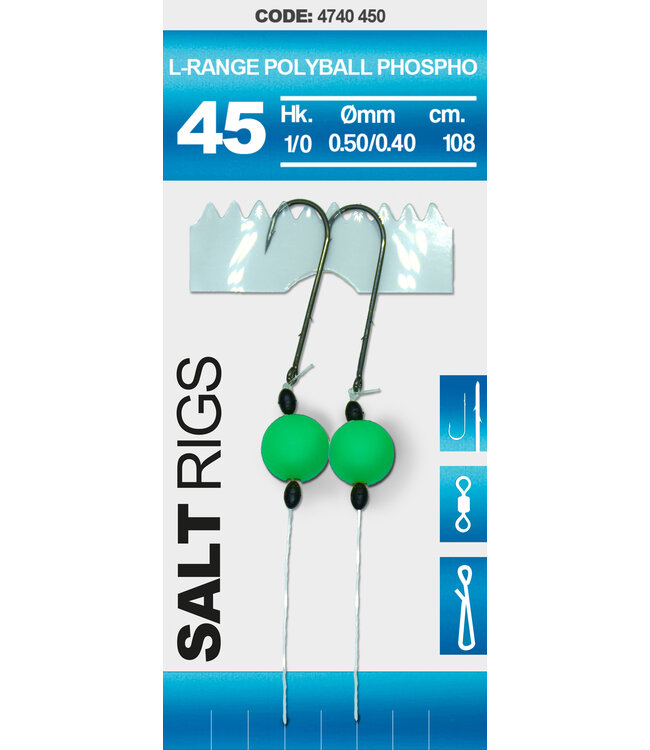 Spro SPRO  45 SALT RIG LR POLYBALL PHOSPHO