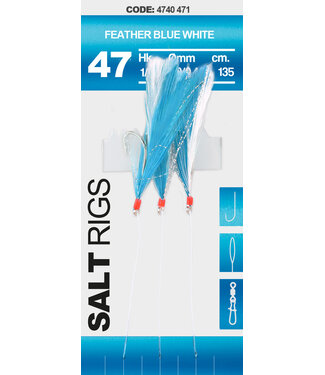 SPRO SPRO Salt Rig 47 Feather Blue White
