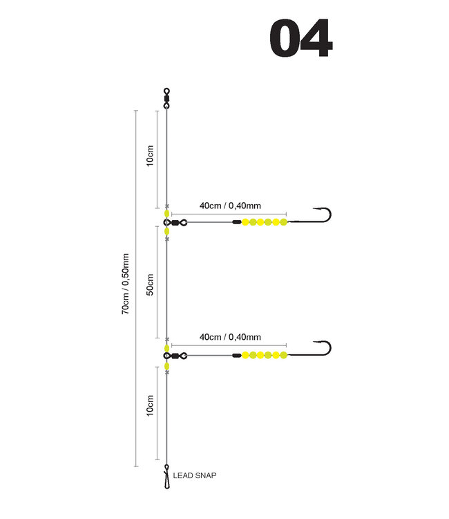 SPRO SPRO 04 SALT RIG EASY BEAD CITRUS