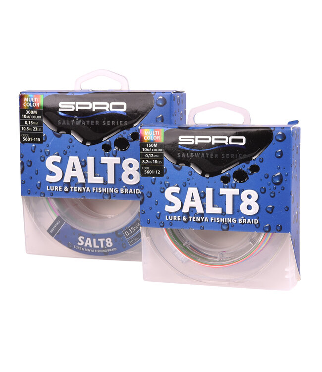Spro SPRO SALT8 BRAID MULTICOLOR 300M