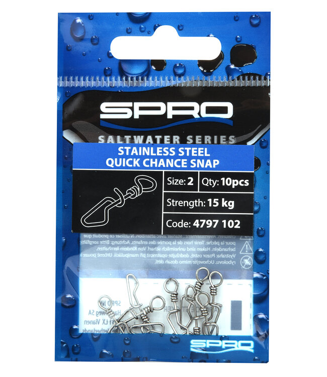 SPRO SPRO SALT! STAINLESS STEEL QC SNAP
