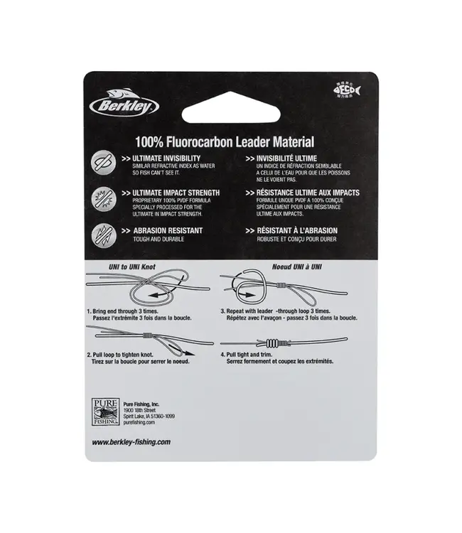 Berkley BERKLEY TRILENE FLOUROCARBON LEADER 25M