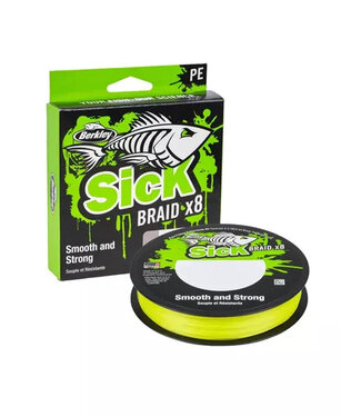 Berkley BERKLEY SICK BRAID 8X FLAME GREEN 150M